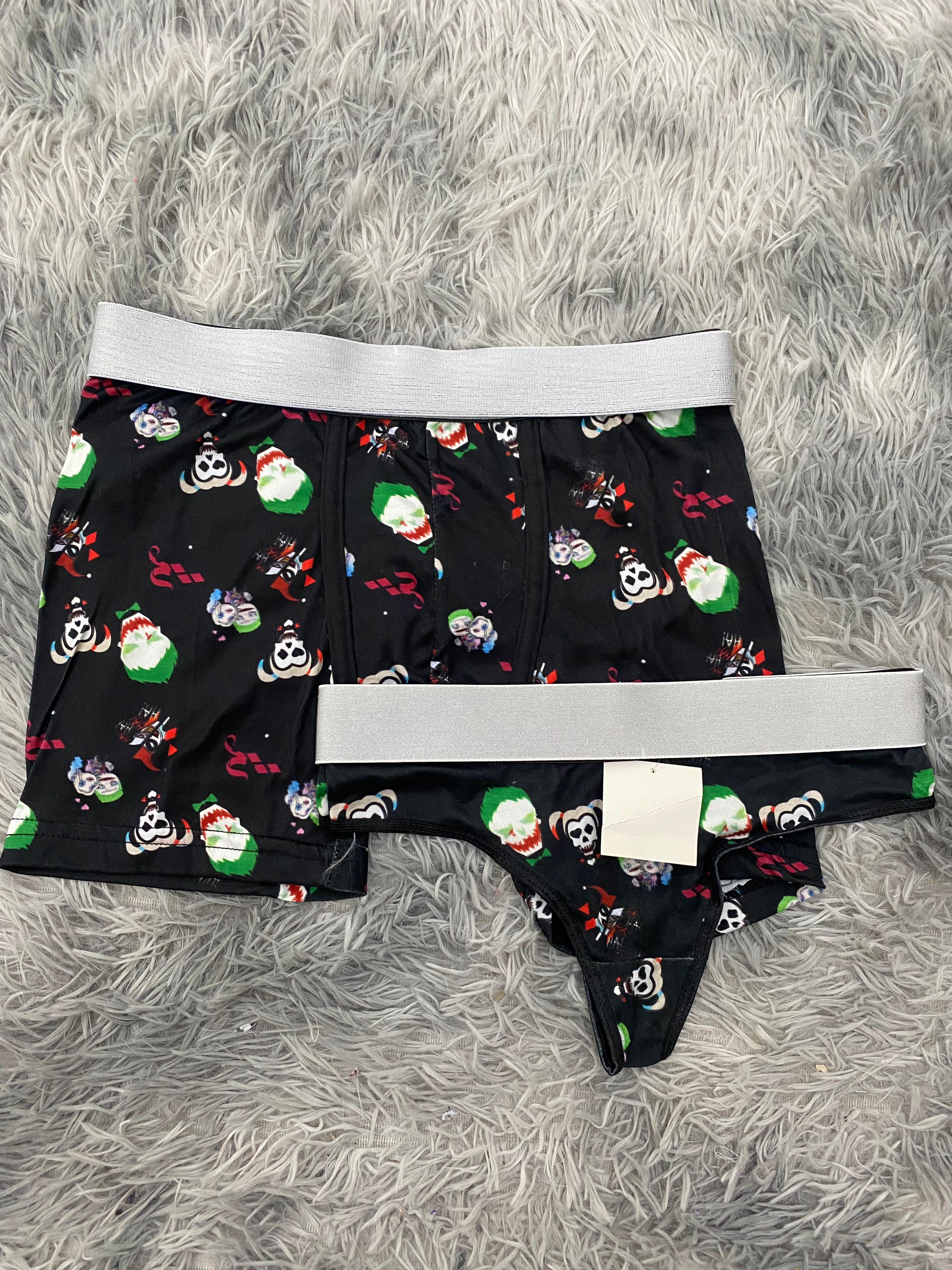 Joker Harley Quinn Duo Unitalla Con Tanga