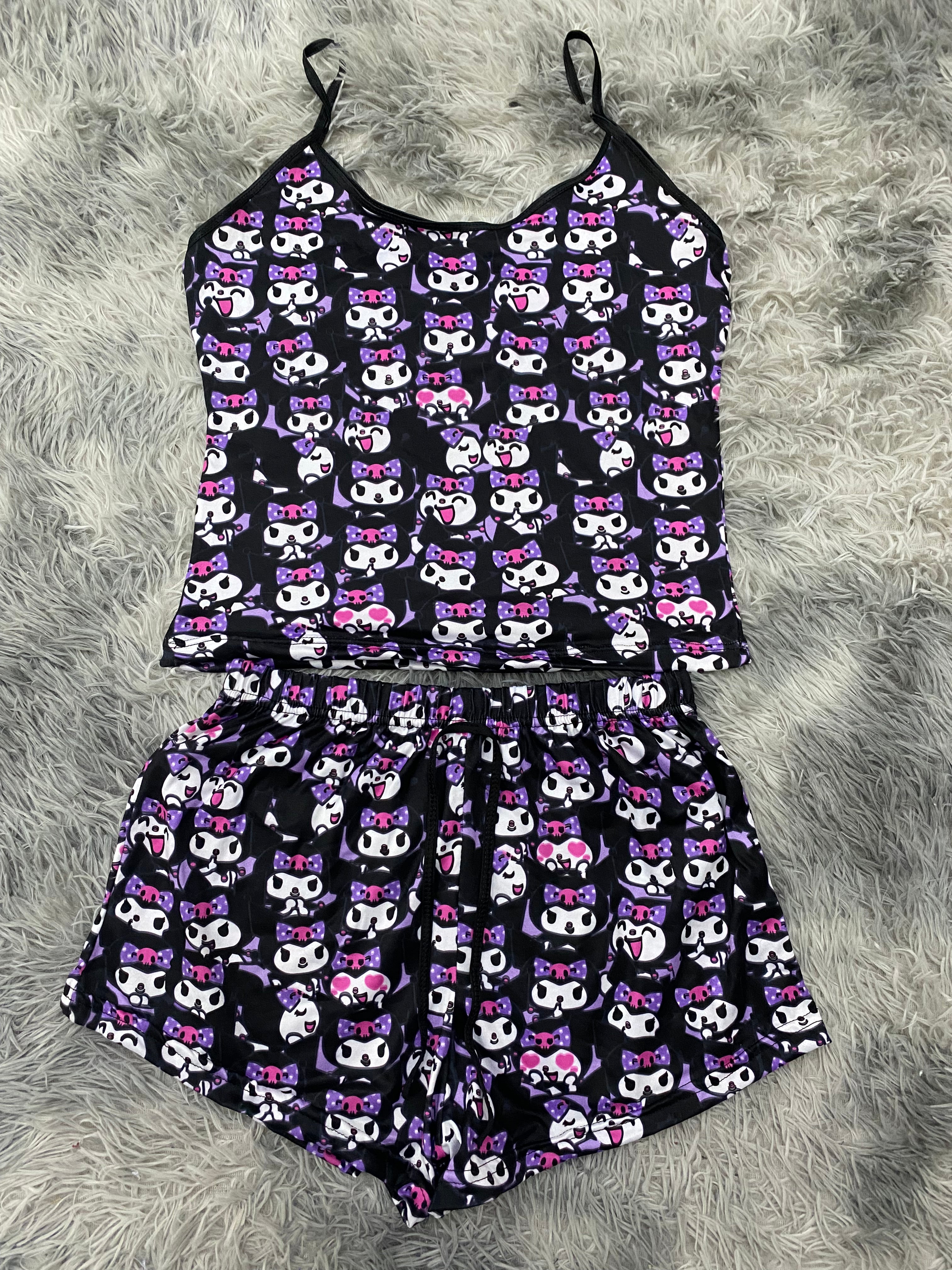 Kuromi Gestos Blusa Con Short