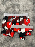 Snoopy Cuadros Rojos Duo XL Con Tanga