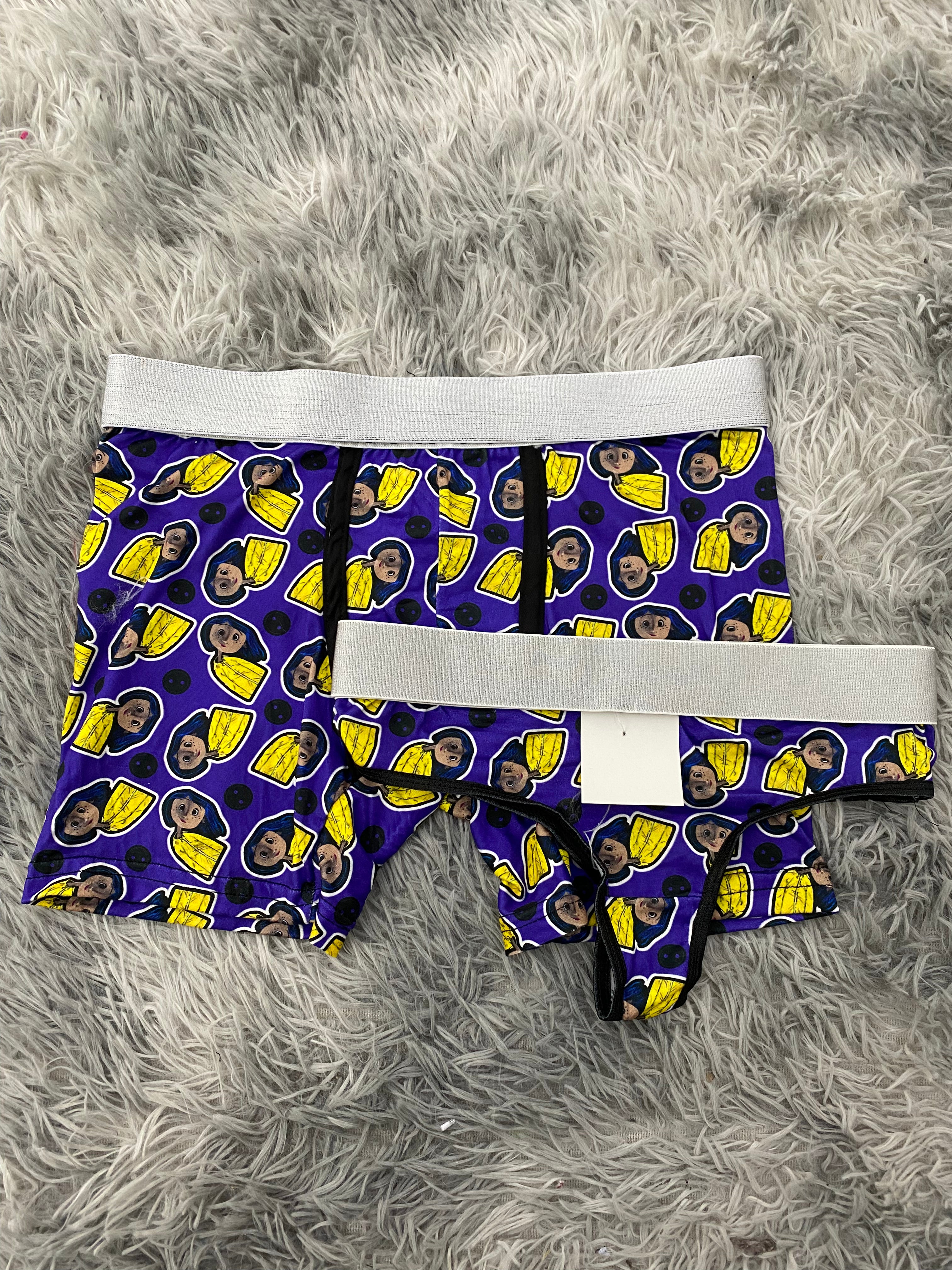 Coraline Fondo De Botones Morados Duo Unitalla Con Tanga