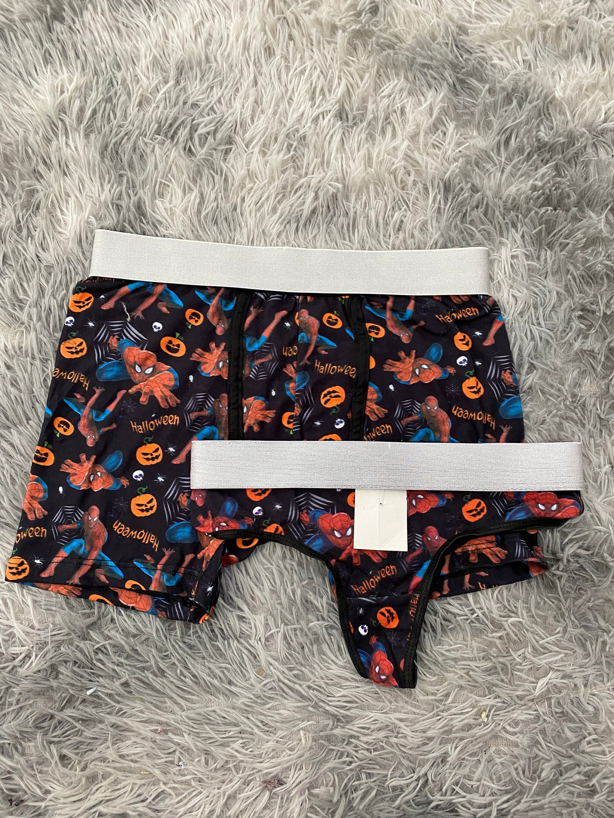 Spiderman halloween Duo Unitalla Con Tanga Xl