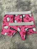 Hello Kitty Puntos Blancos Fondo Rosa Duo XL Con Tanga