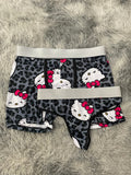 Hello Kitty Animal Print Gris Duo XL Con Tanga