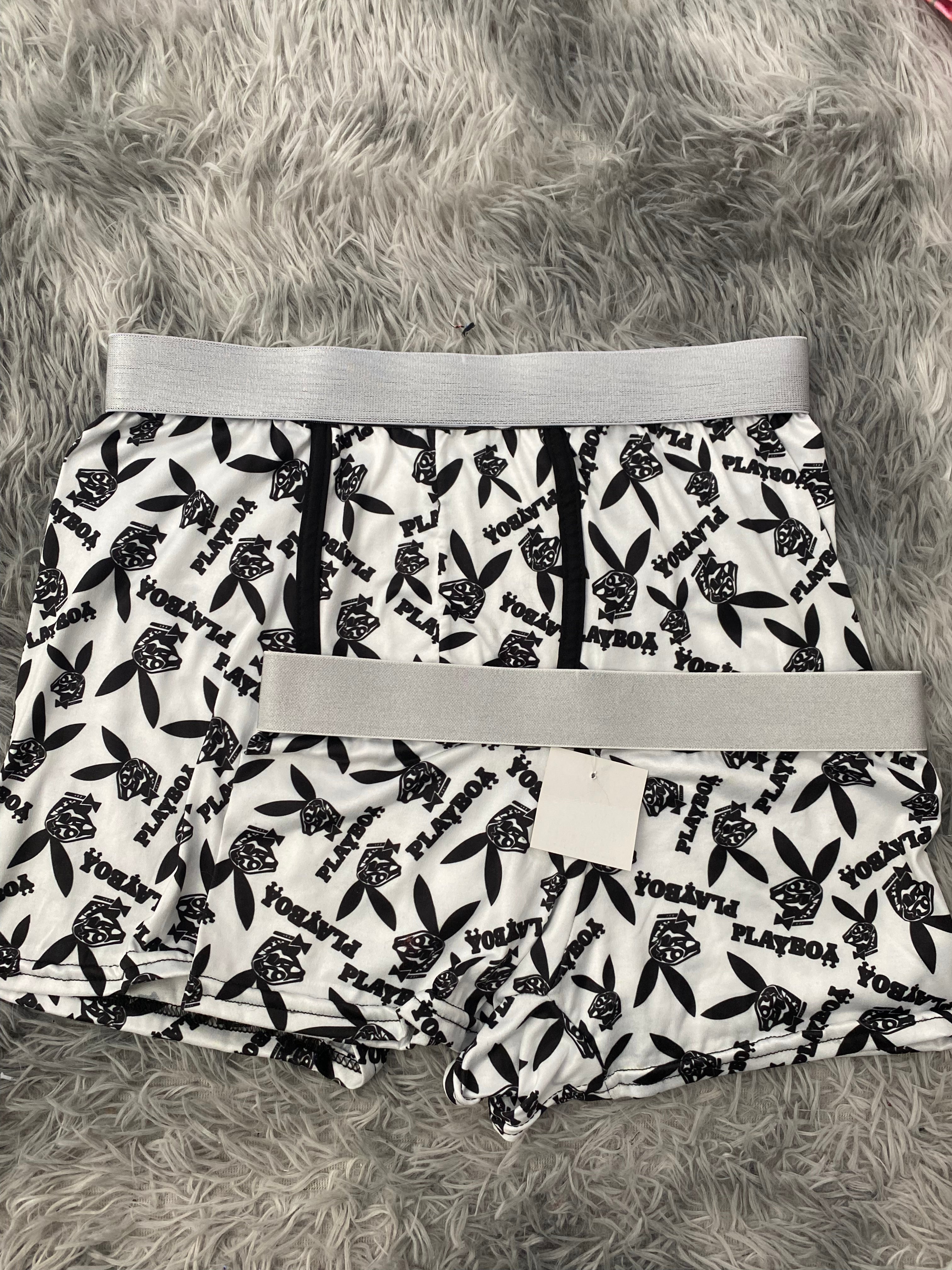 Play Boy Blanco Duo Con Boxer XL
