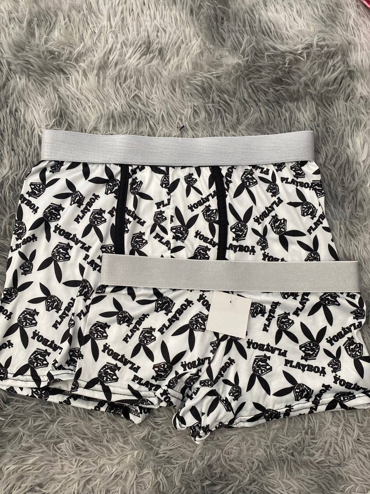 Play Boy Blanco Duo Con Boxer Unitalla