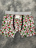 Grinch regalos fondo blanco Boxer De Hombre unitalla