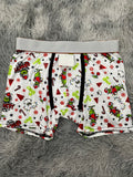 Grinch luces de navidad blanco Boxer De Hombre unitalla