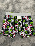 Grinch sonrisa fondo blanco Boxer De Hombre unitalla