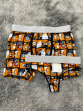 Jack cuadros naranjas Duo Unitalla Con Tanga