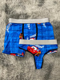 Cars Cuadros Azules Duo XL Con Tanga