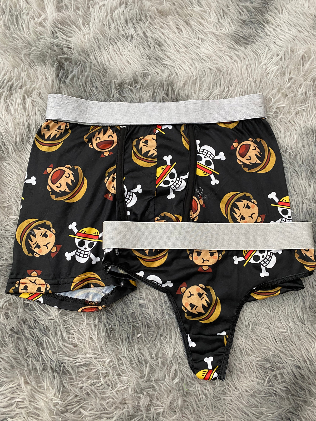 Luffy caras y calaveras Duo Con Tanga Xl