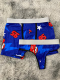 Cars 95 Fondo Azul Duo XL Con Tanga