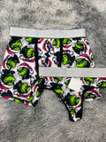Grinch con gorro fondo blanco Duo Unitalla Con Tanga