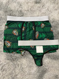 Selección Fondo Verde Duo Unitalla Con Tanga