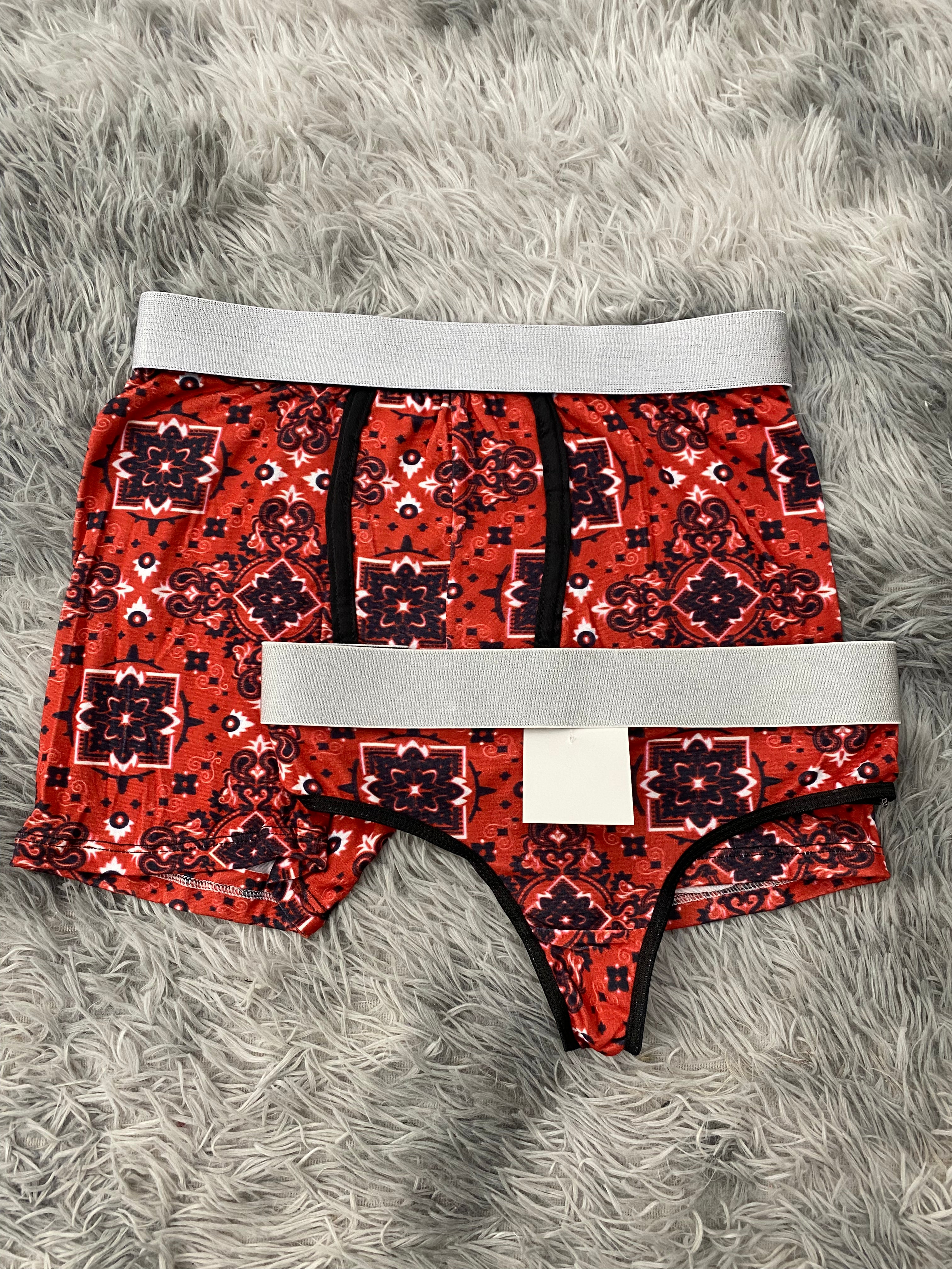 Mandala Rojo Duo Unitalla Con Tanga