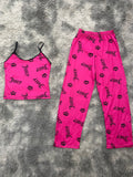Juicy Rosa Blusa Con Pantalón