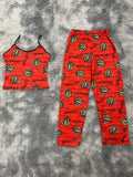 Ed Hardy Rojo Blusa Con Pantalón