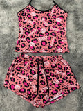 Juicy Animal Print Blusa Con Short