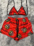 Ed Hardy Rojo Top Con Short Brush