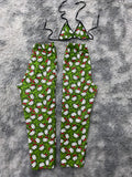Hello kitty x grinch Pijama Afelpada