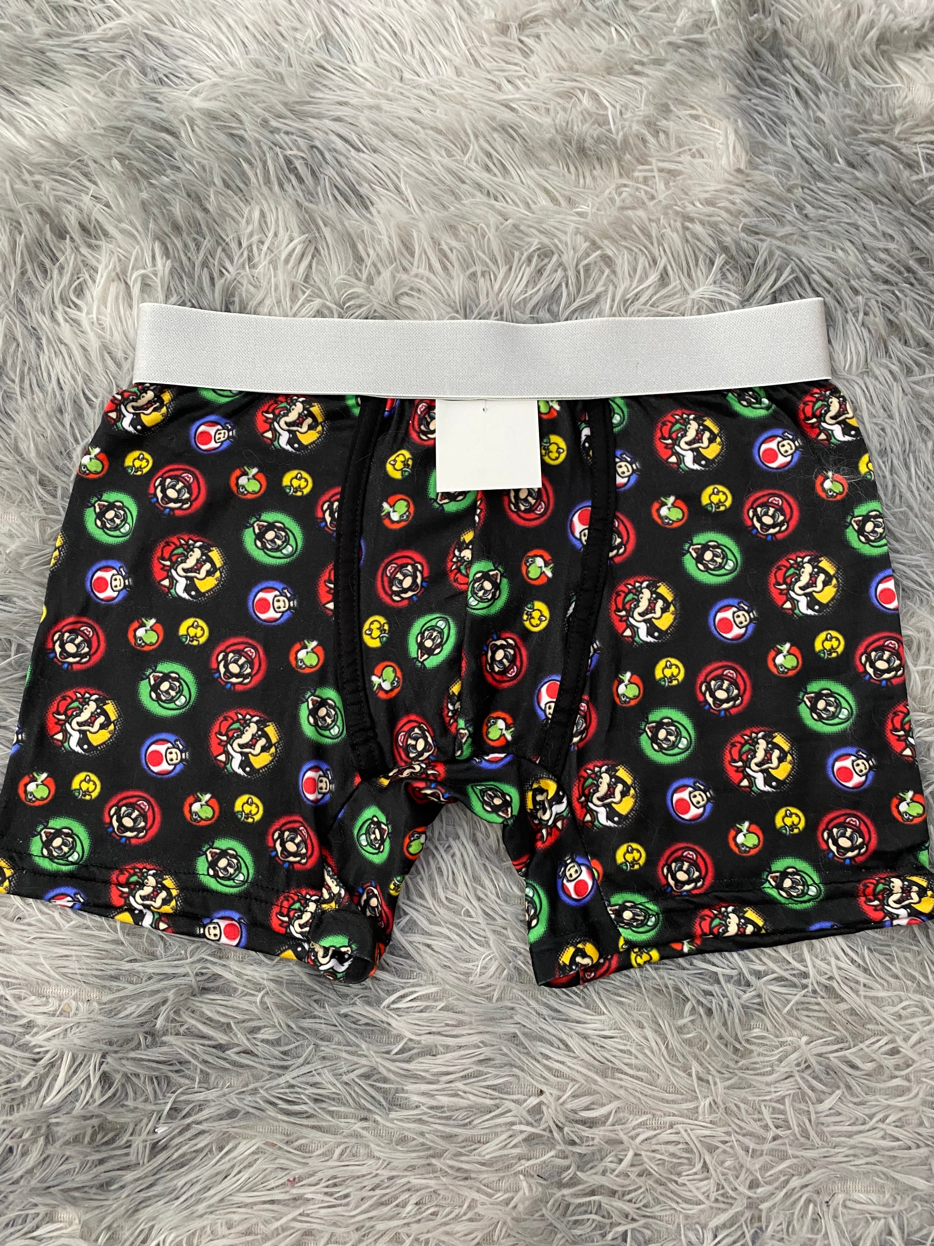 Mario Personajes Boxer Hombre Unitalla