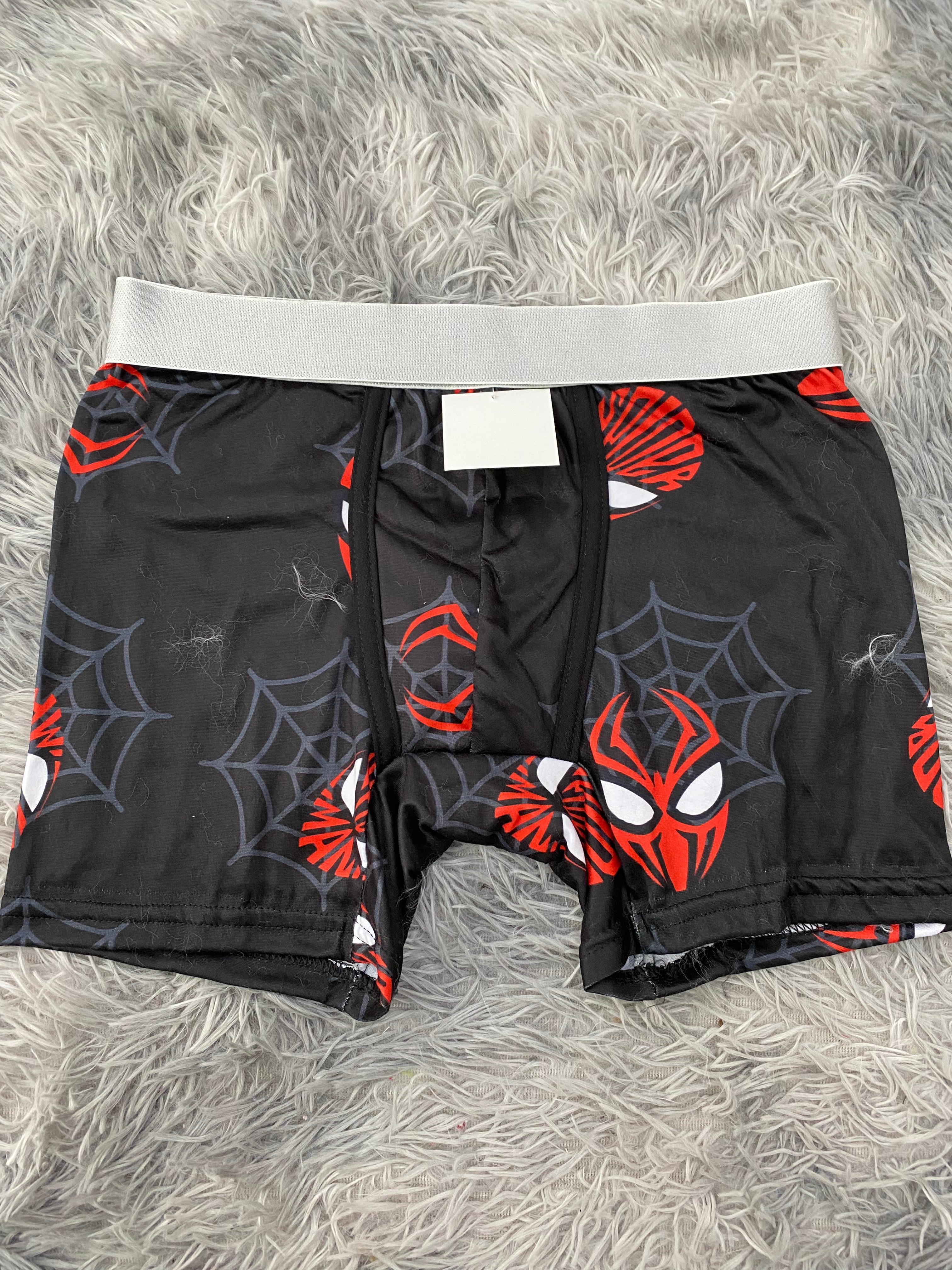 Spiderman Caras Con Letras Boxer Hombre Unitalla