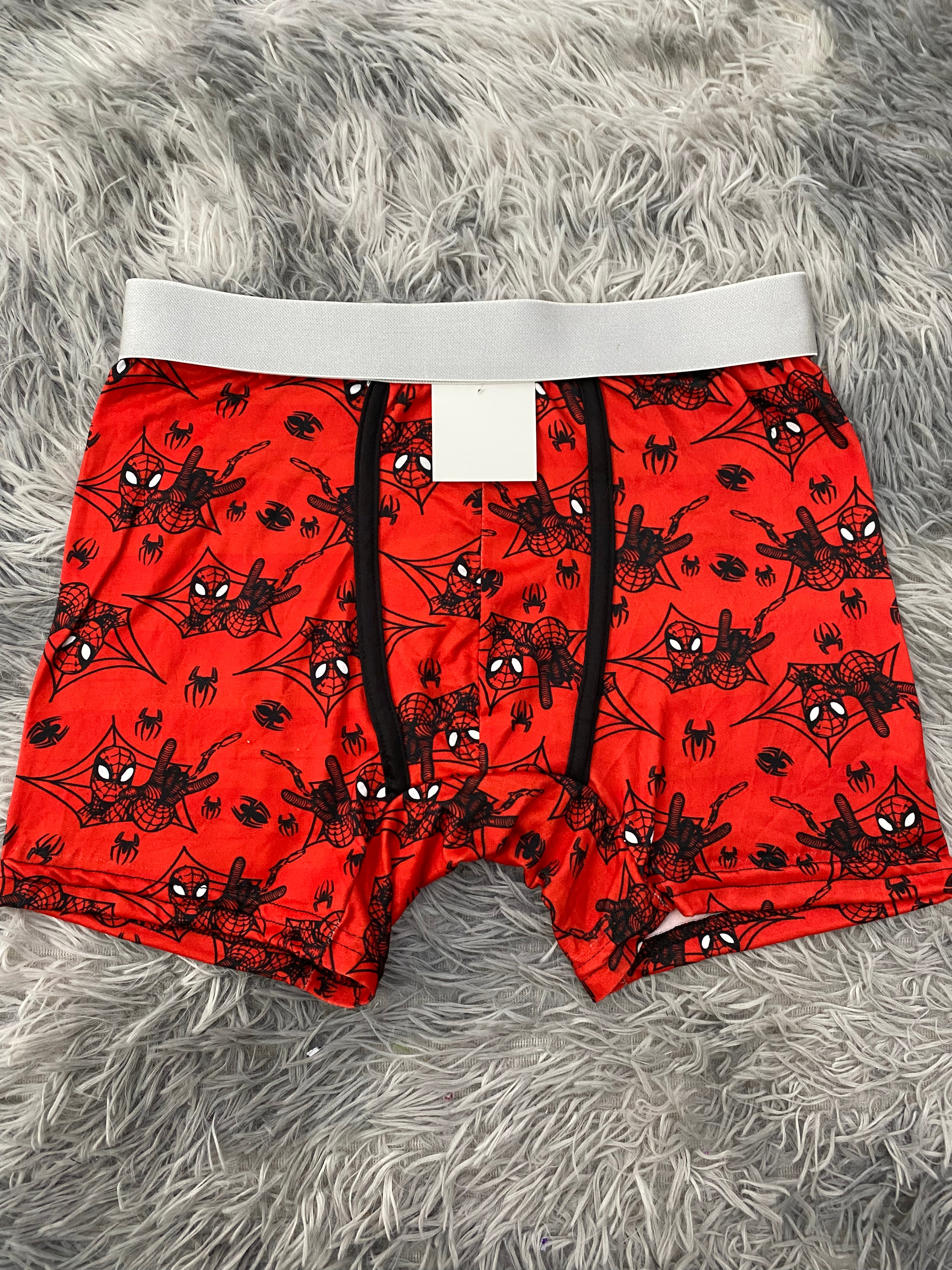 Spiderman Lanzando Telarañas Boxer Hombre Unitalla