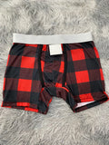 Cuadros Rojos Boxer Hombre Unitalla