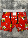 Bob Esponja Y Gorros de navidad Boxer De Hombre unitalla