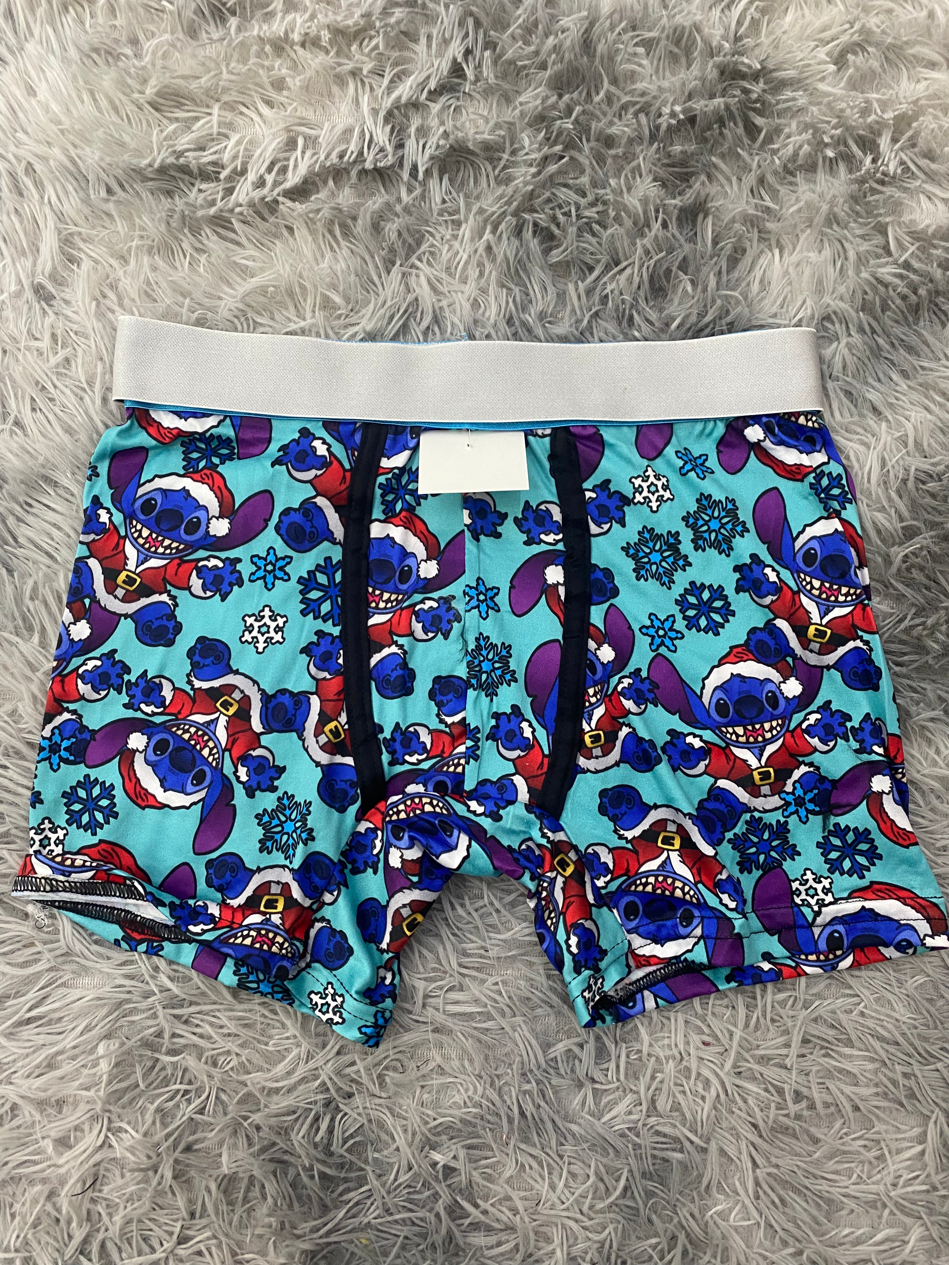 Stitch Santa Claus Boxer De Hombre unitalla