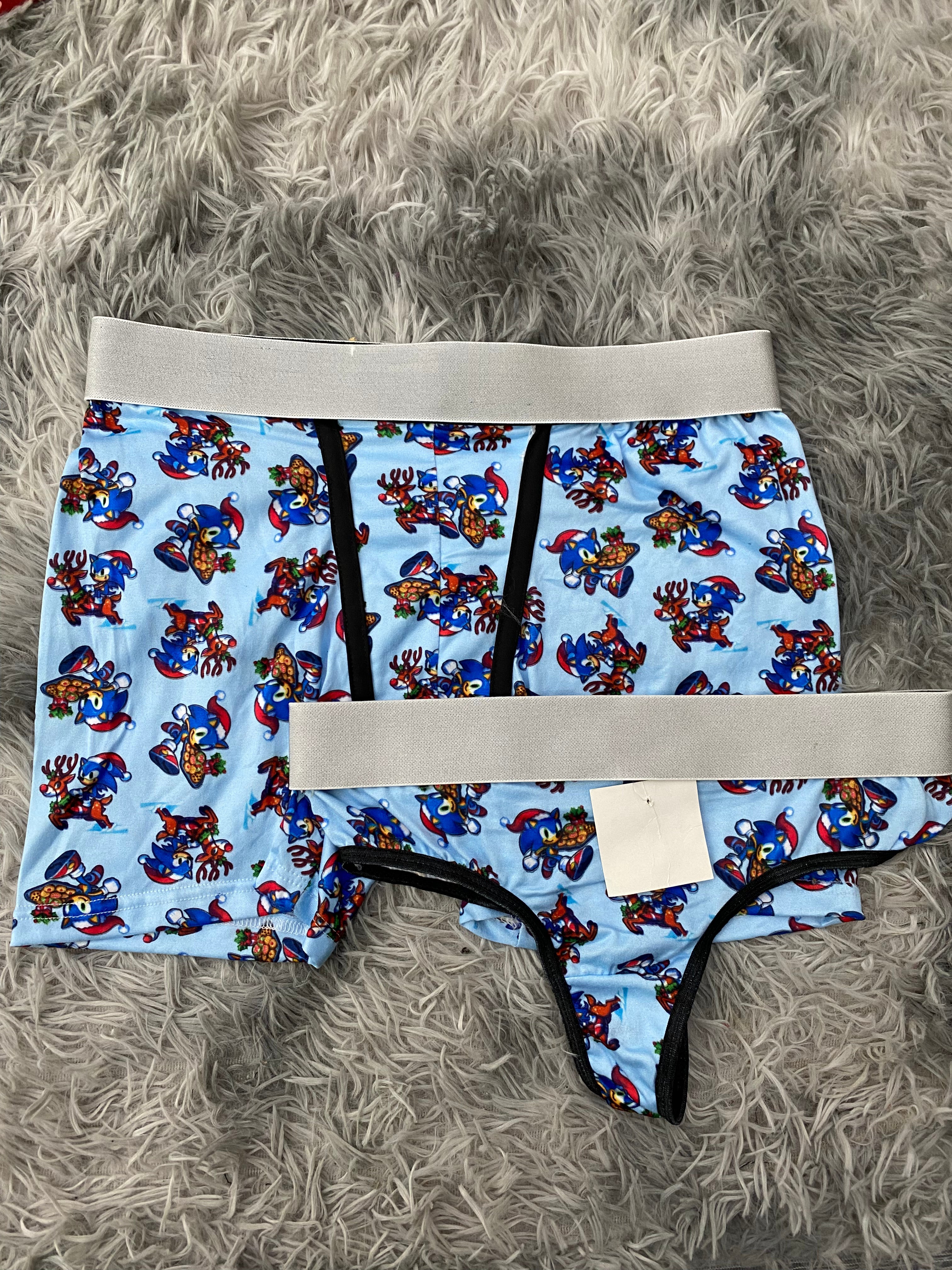 Sonic navidad Duo Unitalla Con Tanga
