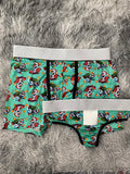 Olaf navidad fondo verde Duo Unitalla Con Tanga
