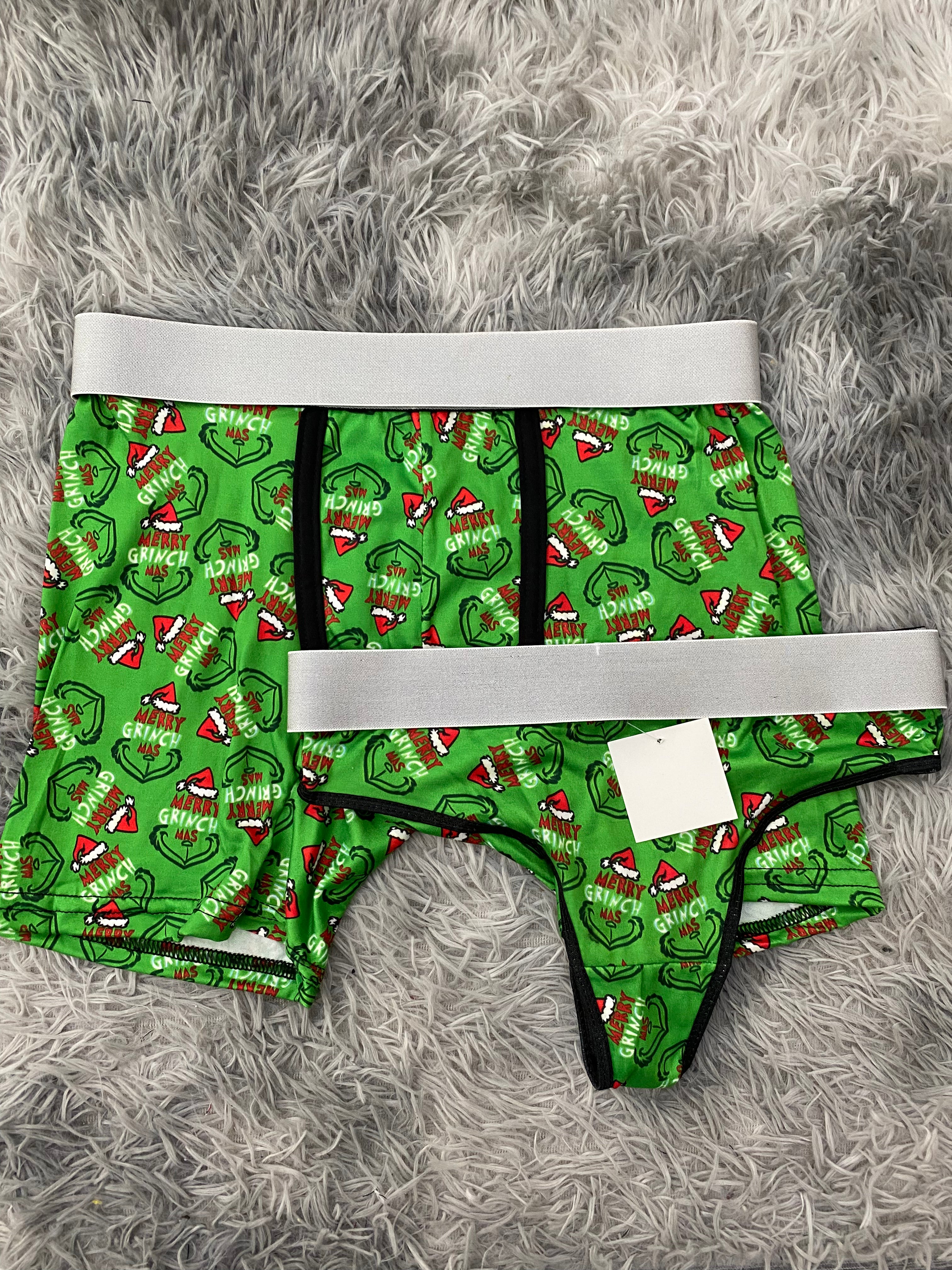 Merry Grinch Mas Duo Unitalla Con Tanga
