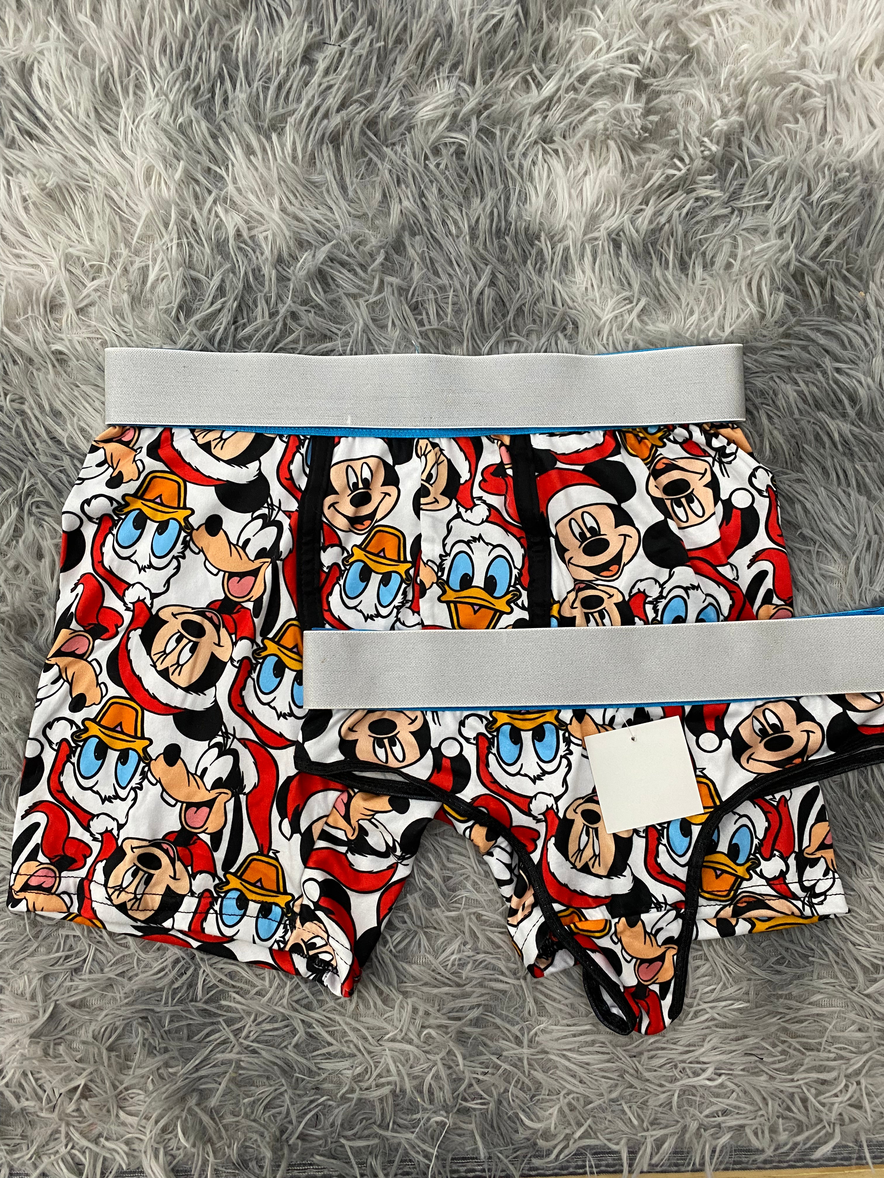 Mickey Mouse personajes navidad Duo Unitalla Con Tanga