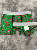 Hello Kitty bota de navidad fondo verde Duo Con Tanga Xl