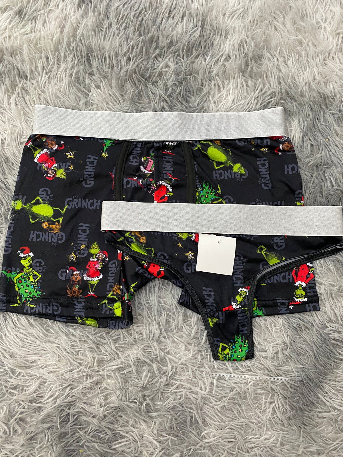Grinch fondo negro Duo Con Tanga Xl