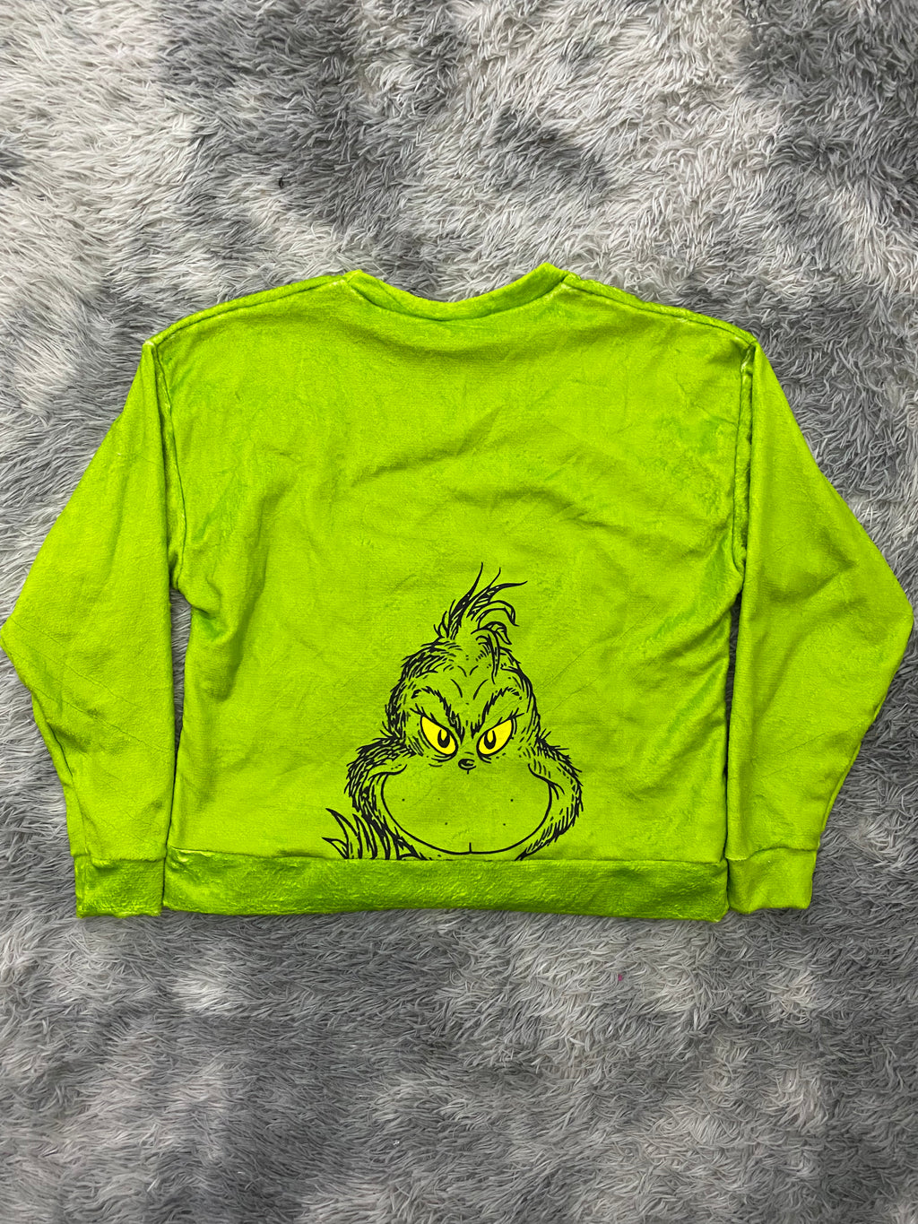 suéter navideño de grinch cara