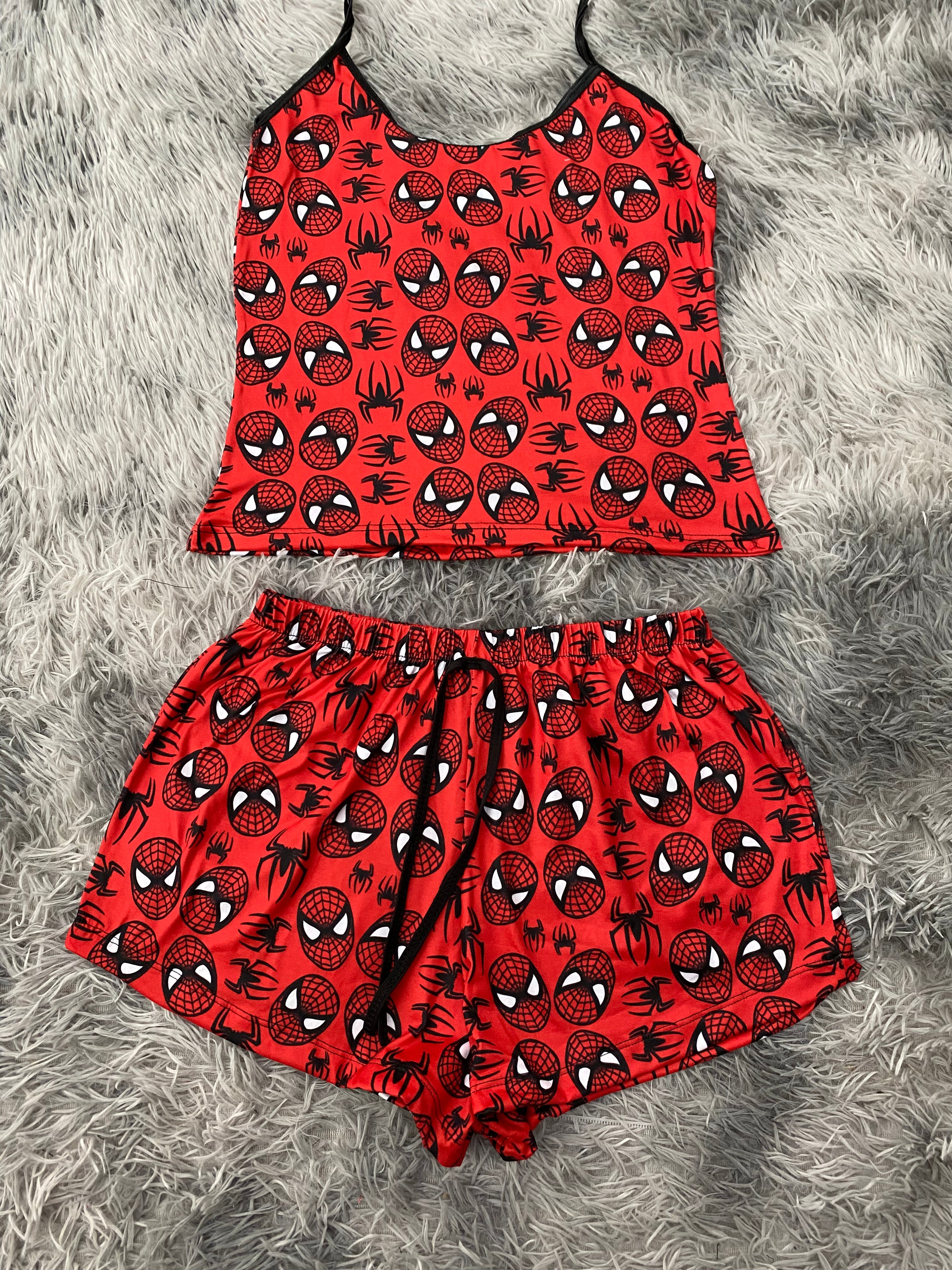 Spiderman Clasico Blusa Con Short