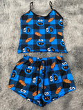 Come Galletas Señor Cuadros Blusa Con Short