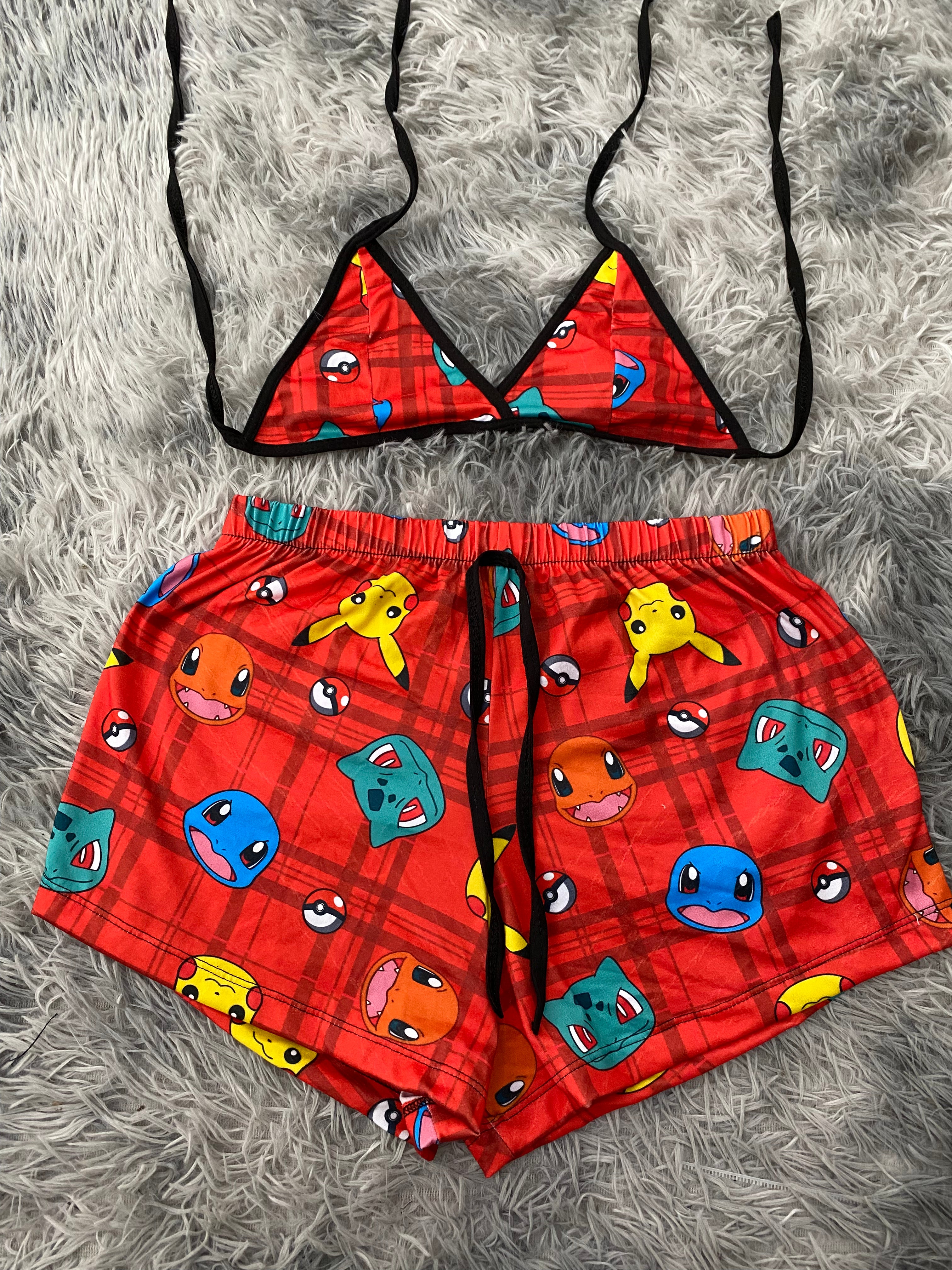 Pokemon Cuadros Top Con Short Brush