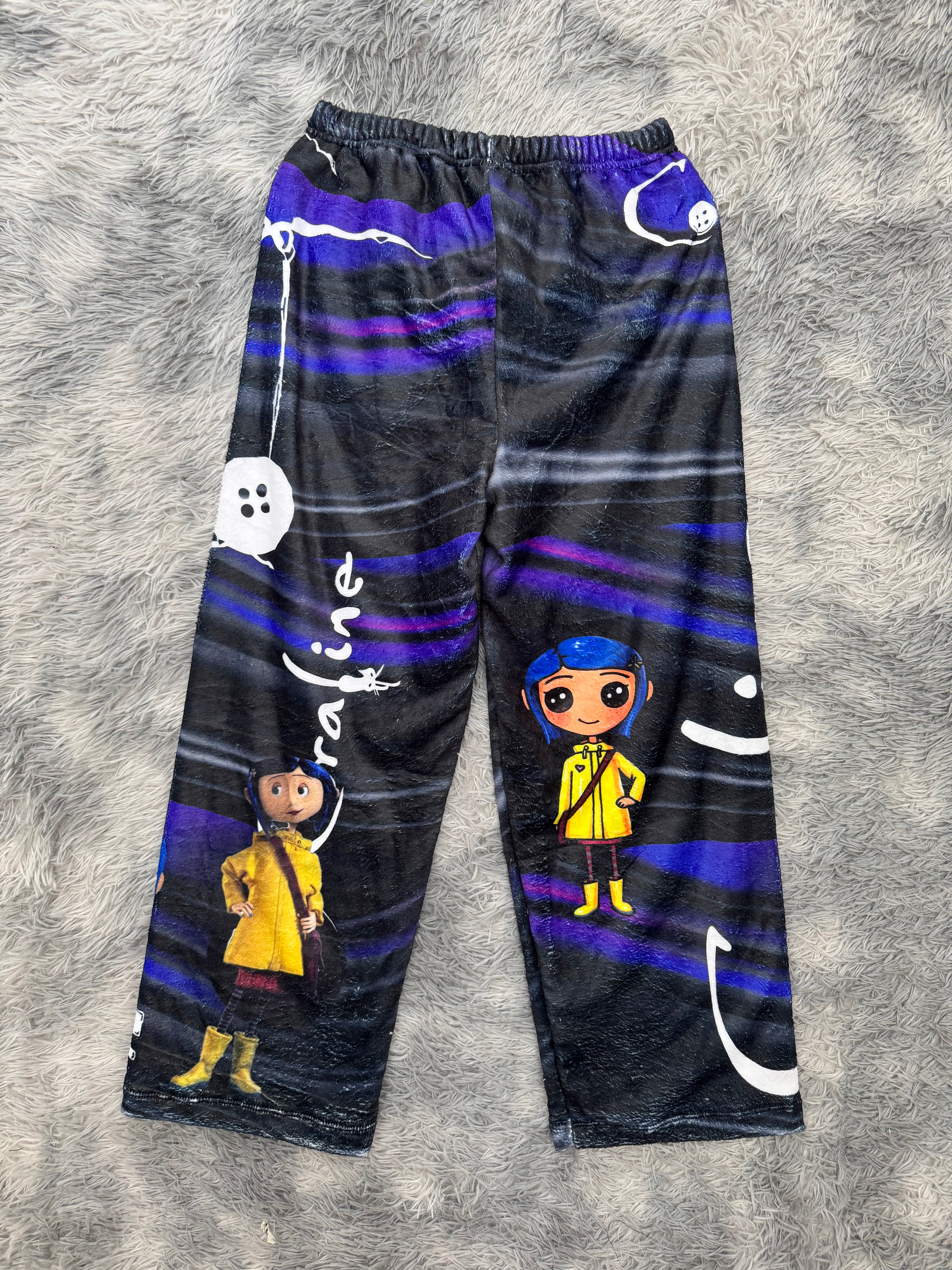 Coraline Fondo Negro Pantalón De Pijama Dama
