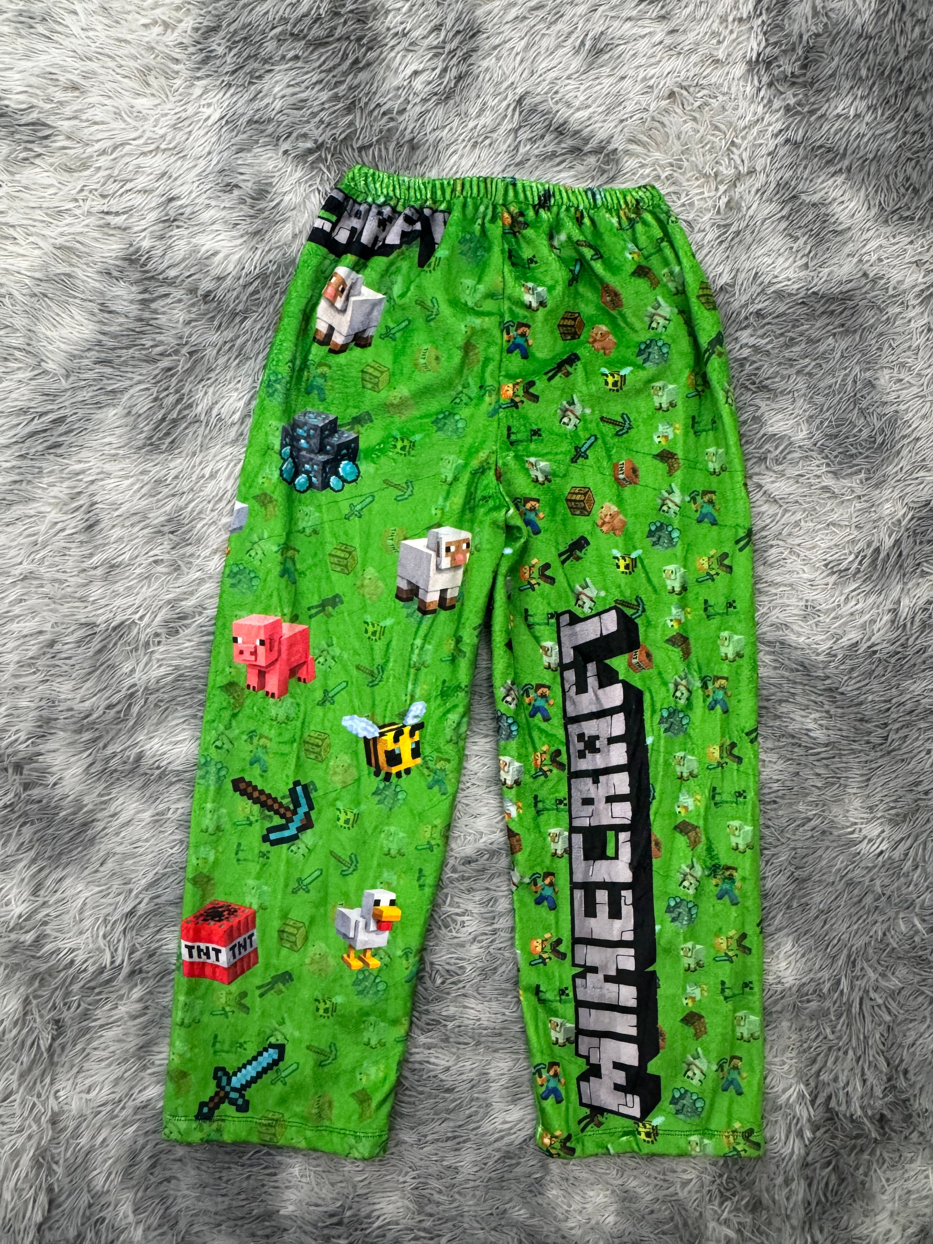 Minecraft Verde Pantalón De Pijama Caballero