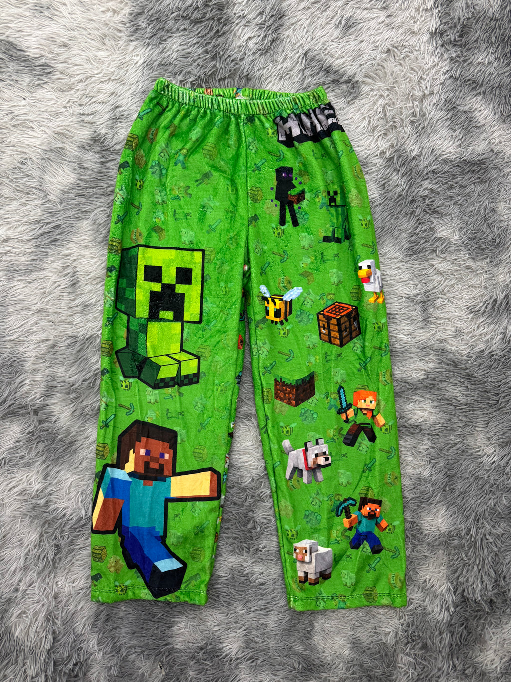 Minecraft Verde Pantalón De Pijama Caballero