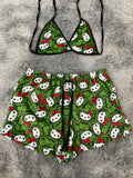 Hello Kitty Y Grinch Top Con Short Afelpado
