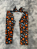 Calabazas y fantasmas Pijama Afelpada