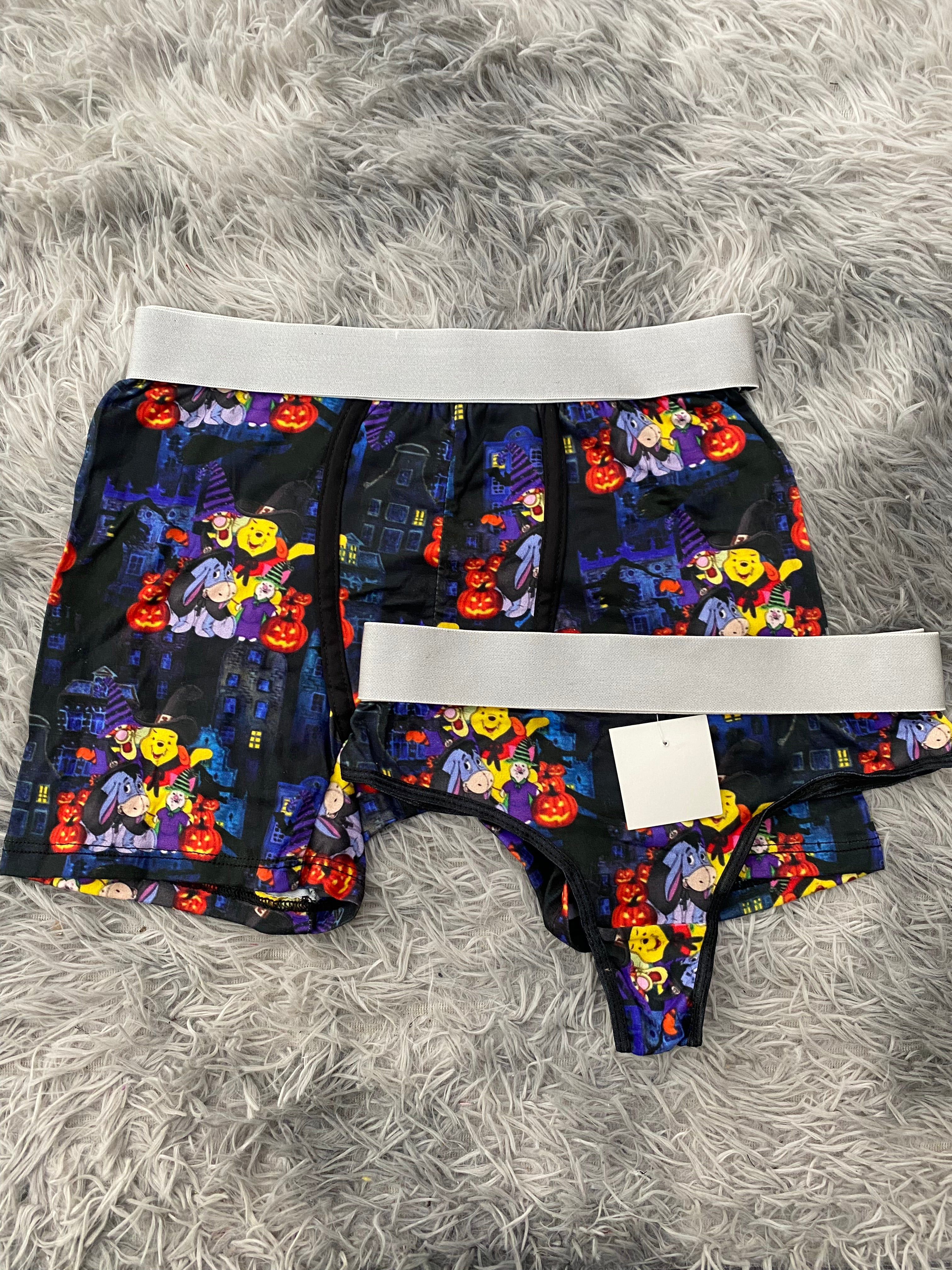Winnie Pooh Halloween Duo Unitalla Con Tanga