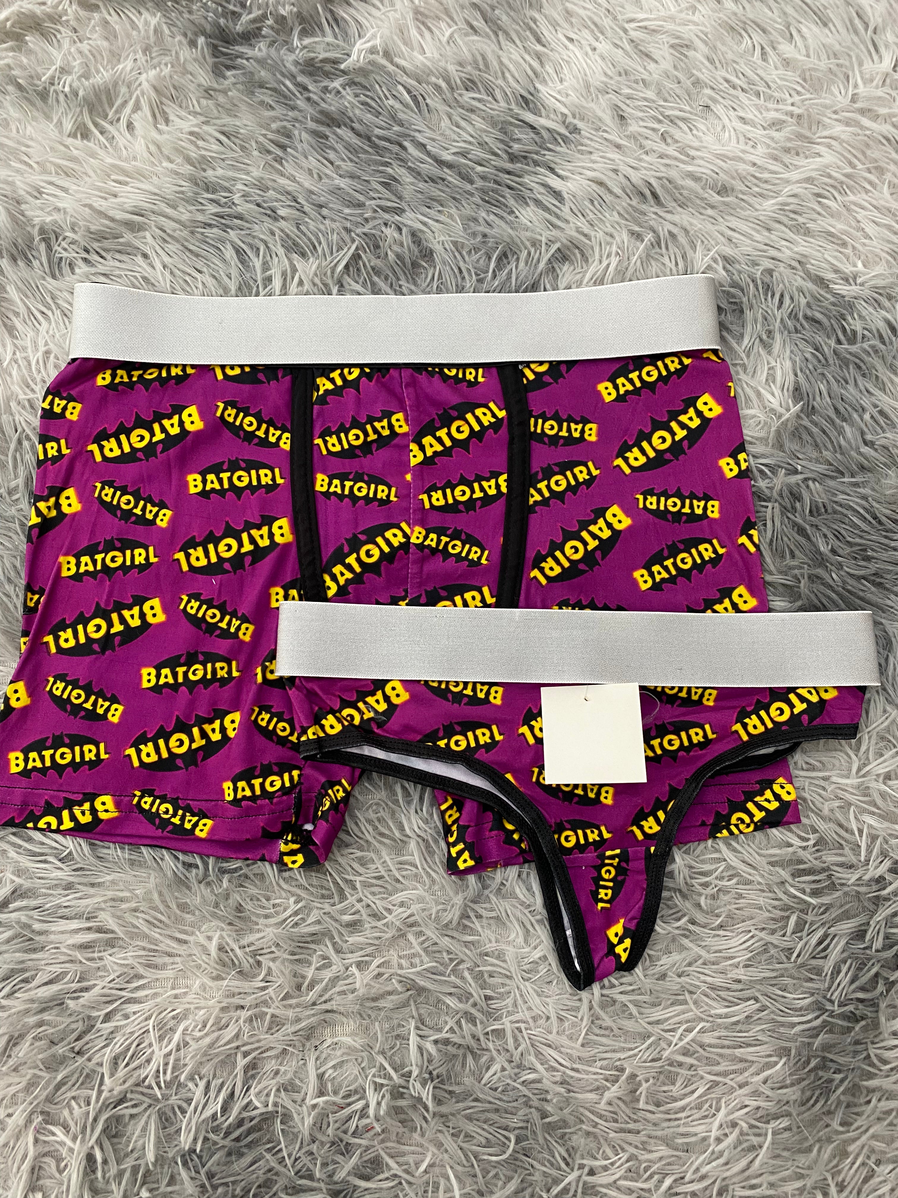 Batgirl morado Duo Unitalla Con Tanga