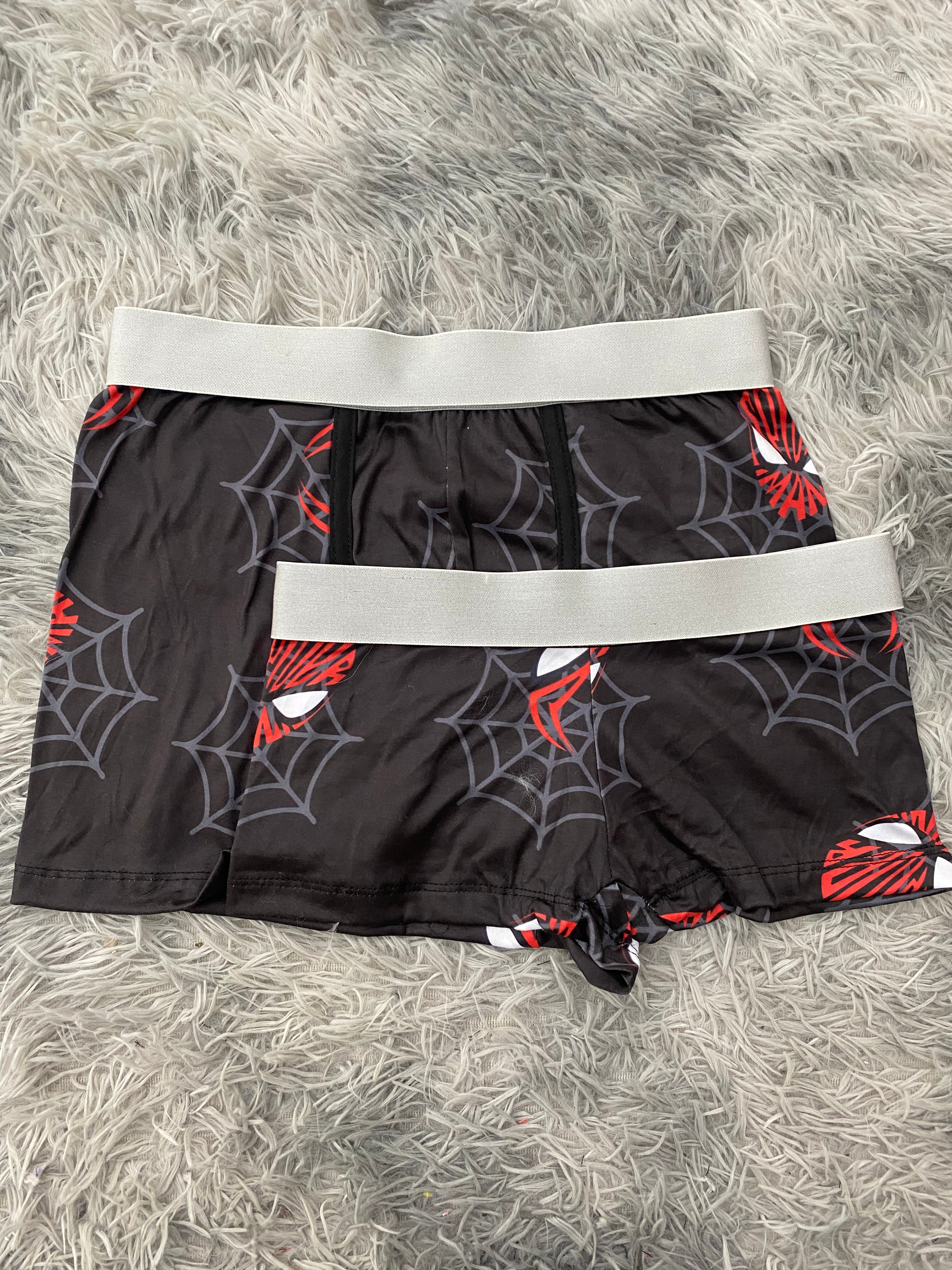 Spiderman cara con letras Duo Con Boxer Unitalla