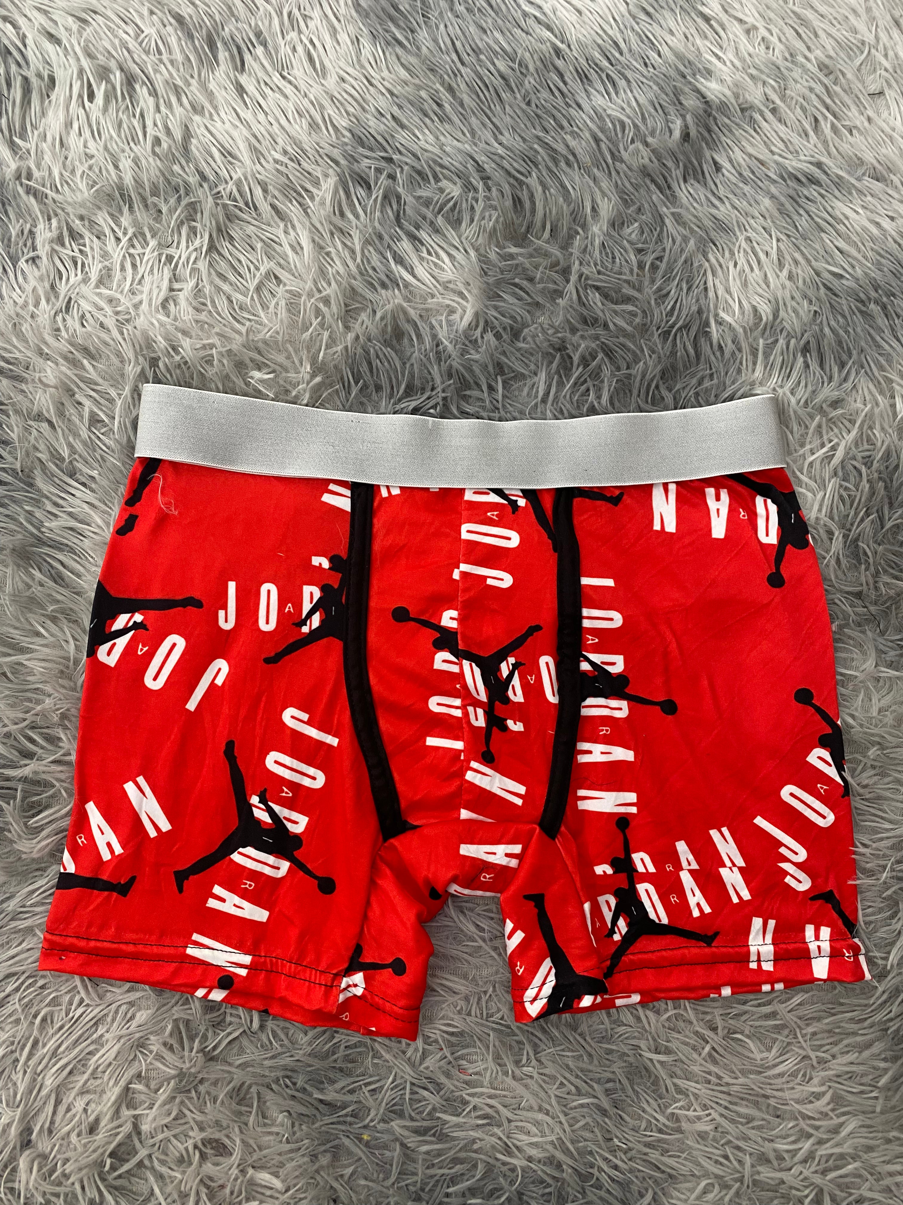 Jordan fondo rojo Boxer De Hombre unitalla