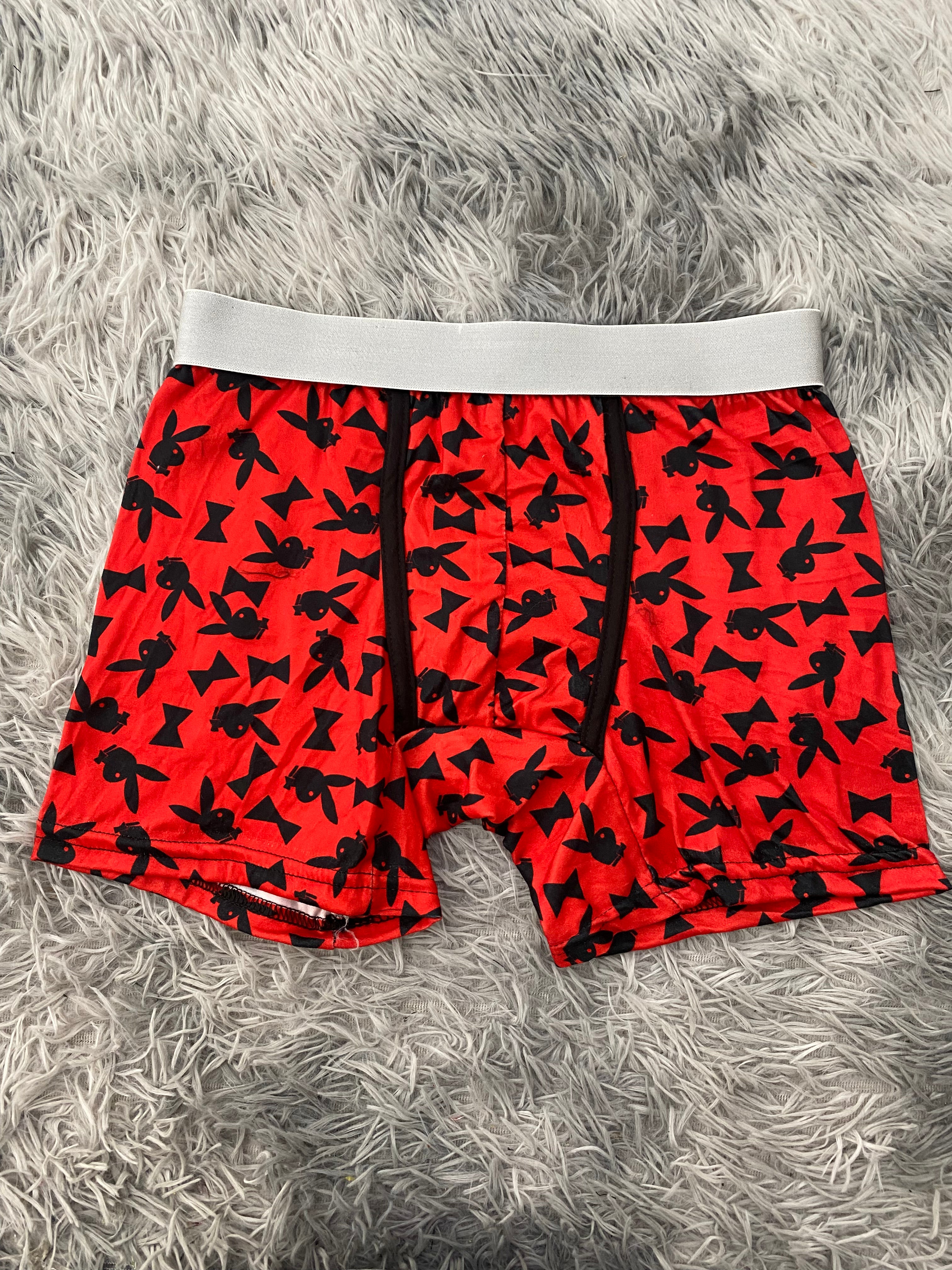 Playboy rojo Boxer De Hombre unitalla